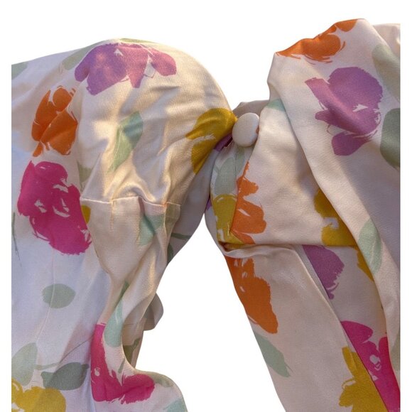 For Love And Lemons Coquette Girl Hazel Floral Romantic Mini Dress Size XS NEW - Picture 12 of 16